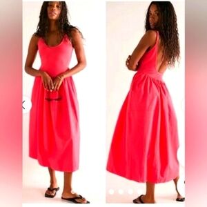 red slip dresses The Slip Dress | Beaded Red Lace Satin Midi Dress for Women
